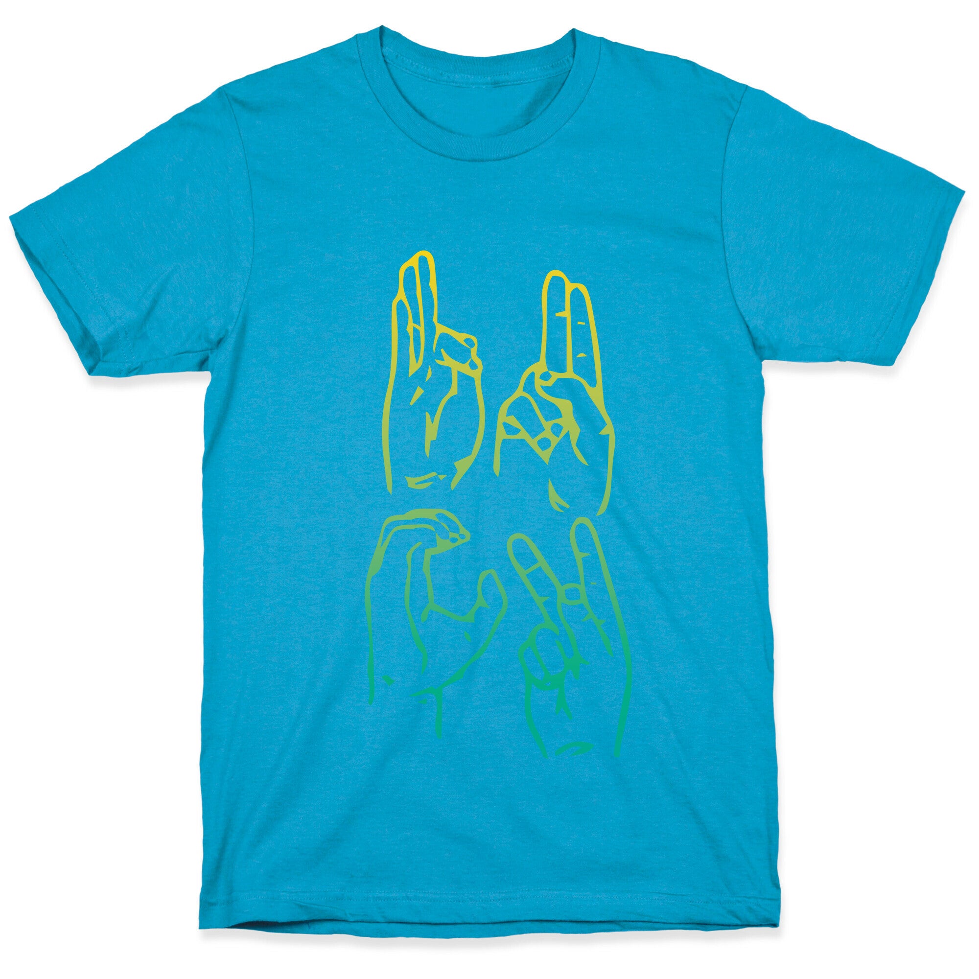 Sign Language F.U.C.K. Unisex Triblend Tee